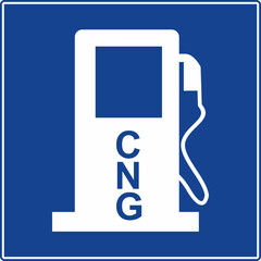 Alternative Fuel Compresed Natural Gas Sign