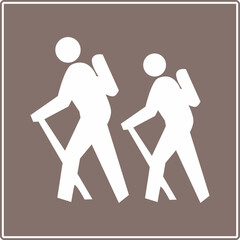 Hiking Trail Sign