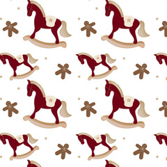  Wooden chair rocking horses pattern with gingerbread