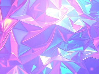 Abstract neon colorful curve holographic 3D fluid glass effect background image