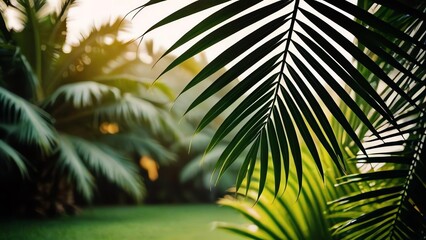 Palm branches 