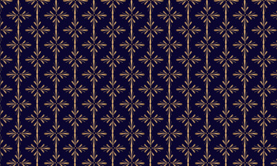 Retro patterns in gold, lined up one after the other.