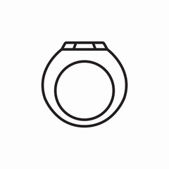 male ring icon sign vector