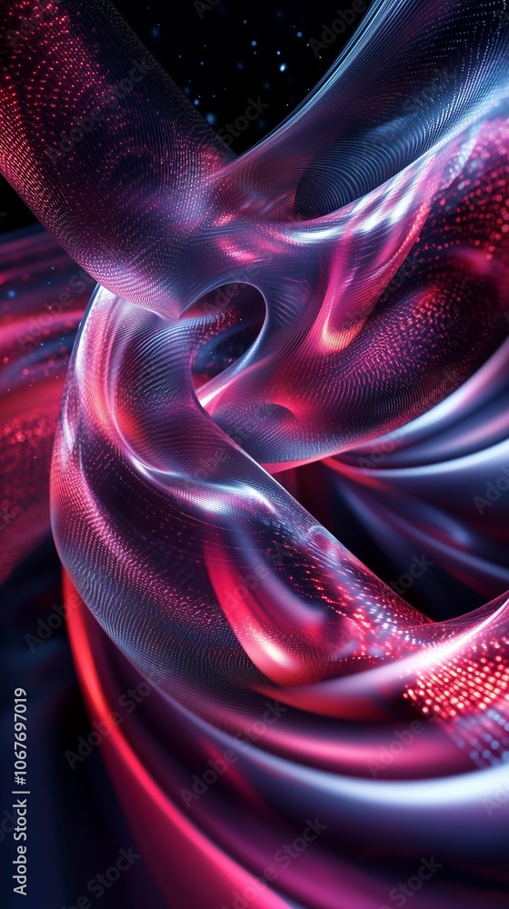 Poster abstract swirls of vibrant colors create a mesmerizing visual display resembling fluid motion in a d