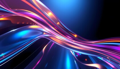 colorful futuristic holographic crystal glass effect background image wallpaper