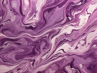 Fototapeta premium Purple Marbling Abstract Art