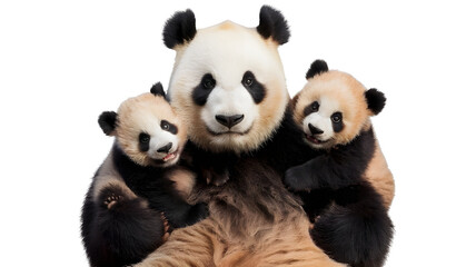 Naklejka premium Cute Panda Babies