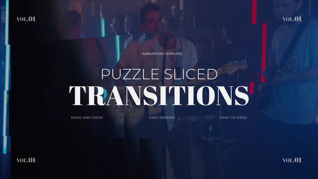 Puzzle Sliced Transitions / vol.01