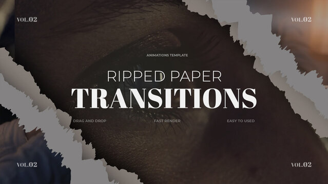 Ripped Paper Transitions / vol.02