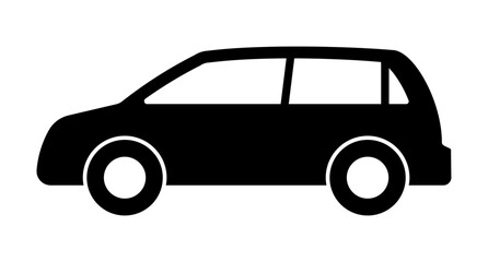 ハッチバックのシルエットアイコン