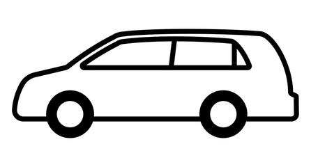 ステーションワゴンのアイコン