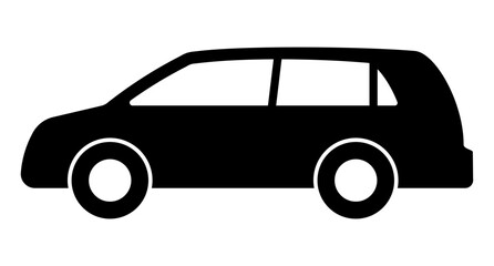 ステーションワゴンのシルエットアイコン