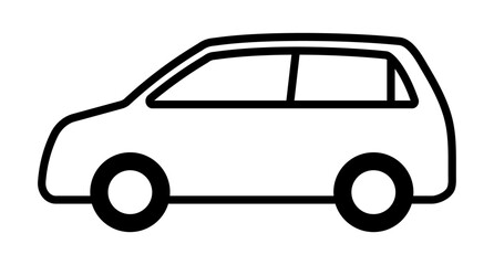 SUV車のアイコン