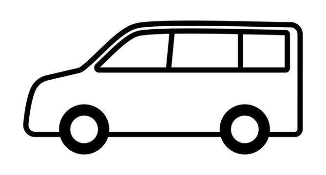 recommend clip art: ミニバンのアイコン