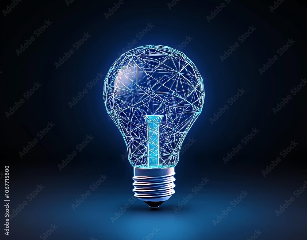 Poster isolated modern illustration with a modern 3d graphic concept. low poly style design with a glowing 