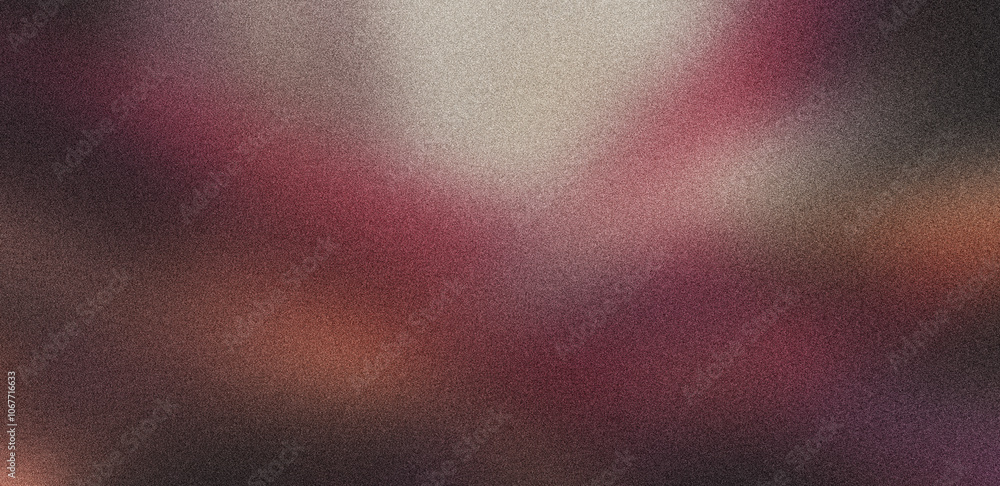 Poster abstract pattern with warm, inviting colors on a blurred, grainy texture background, perfect for a v