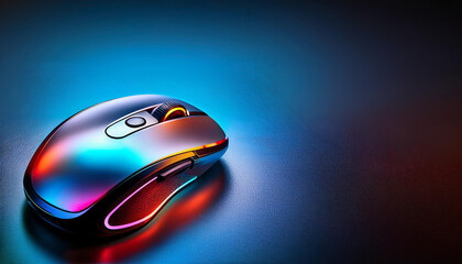 Close-Up of a Computer Mouse