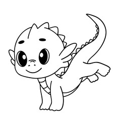 Cute dinosaur doodle 