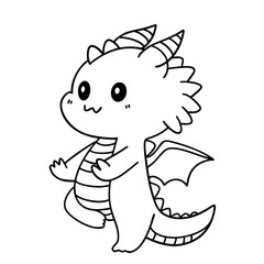 Cute dinosaur doodle 
