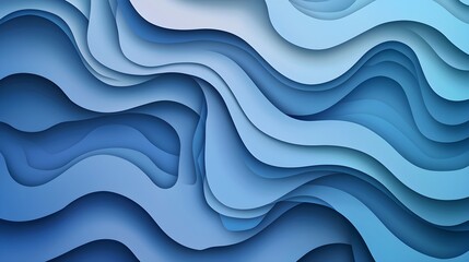 Fototapeta premium Abstract Blue Gradient Background for Design Projects