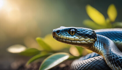 Fototapeta premium Close-Up of a Snake