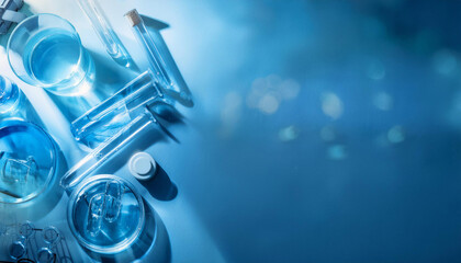 Close-Up of Scientific Equipment and Research Tools