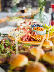 Gourmet Charcuterie Board with Fresh Appetizers