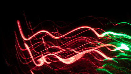 chaos Darstellung Hintergrund kunst Strom Energie leuchten Zeitreise schnelligeit spezial effekt muster linien schwarm richtung 