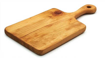 wooden Cutting Board, isolated on white background