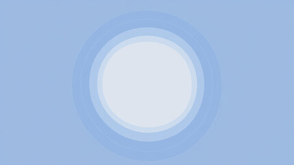 Soft circular gradient in pastel blue, creating a minimalist abstract border with subtle depth.