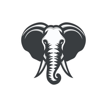 recommend clip art: elephant head with tusks