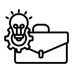 Business Solutions Outline Icon