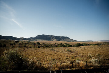 landscape of the mountains