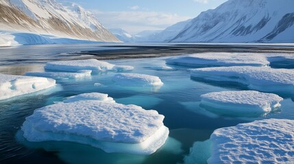 Impact of melting ice on river flow evolution