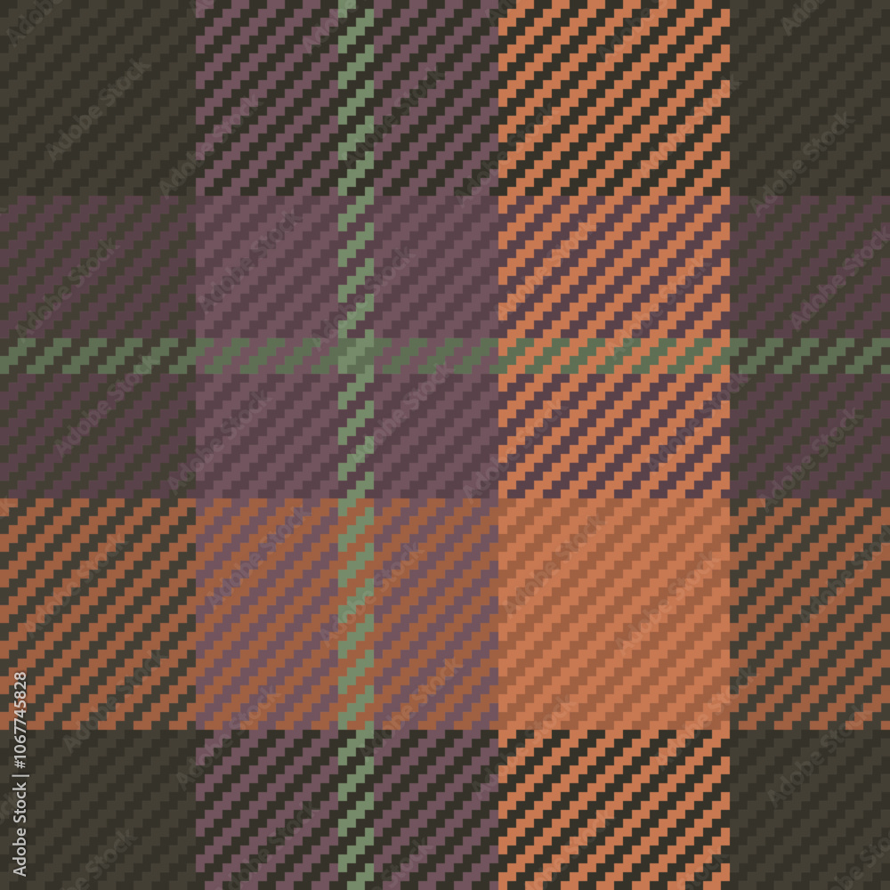 Poster seamless pattern of scottish tartan plaid. repeatable background with check fabric texture. vector b