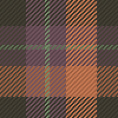 Seamless pattern of scottish tartan plaid. Repeatable background with check fabric texture. Vector backdrop striped textile print.