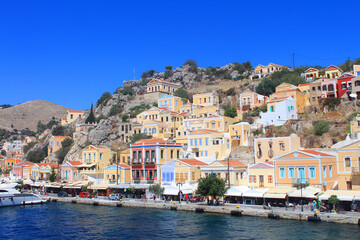 Naklejka premium Grèce, Dodécanèse, île de Symi 