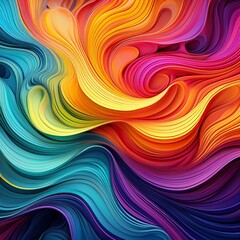Fototapeta premium beautiful vibrant colors, ideal for backgrounds and textures; abstract multi-colored abstraction