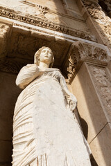 A timeless ancient statue, weathered by age but still magnificent. This image evokes history,...