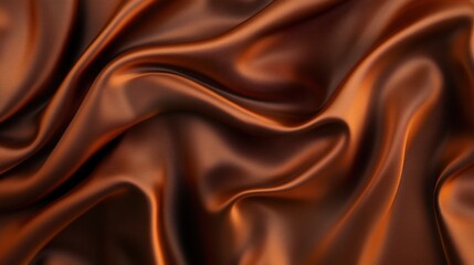 Fototapeta premium Abstract Brown Satin Fabric