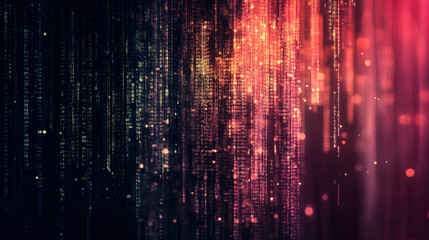 Abstract technology background for software development with programming codes -