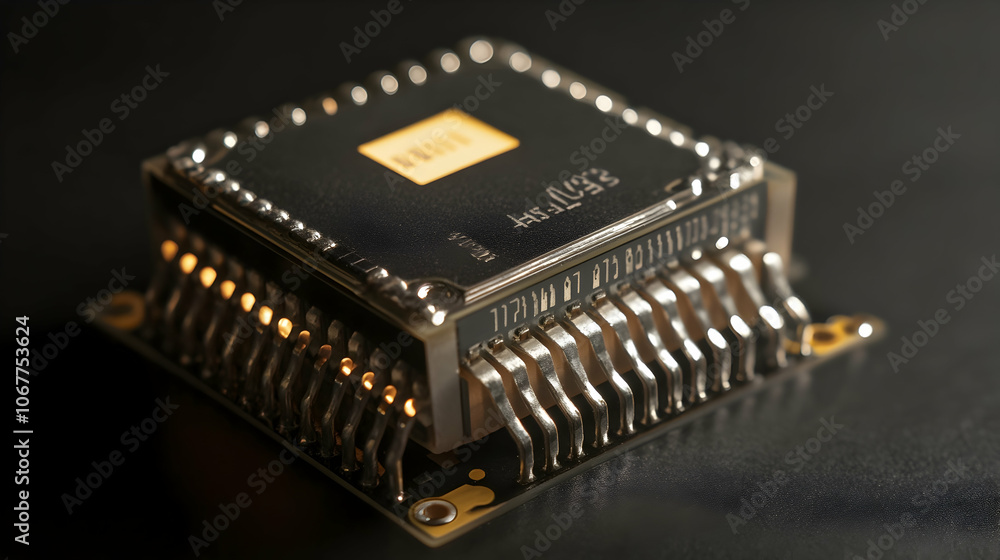 Poster electronics cpu technology encompassing hardware, software, and engineering development -