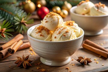 bowl of ice cream, generative ai, ai generated