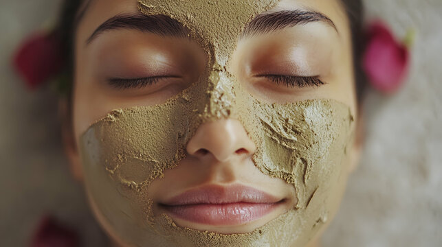 Natural Ubtan Face Mask Made with Multani Mitti and Rose Water for Oil Control and Radiant Skin