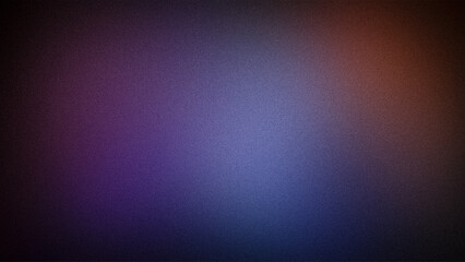 Abstract gradient background with rich tones of deep blue, purple, and hints of warm brown, featuring a grainy texture ideal for creative and modern designs