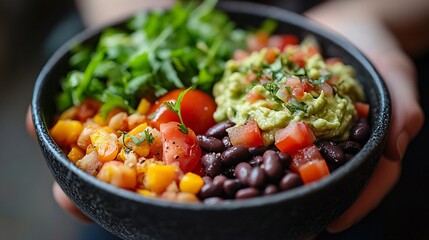 beautifully plated healthy food