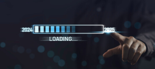 2025 Goals Strategic Planning and Business Targets for the New Year  fresh strategies, goal setting, and countdown to success, marking a positive start for 2025 change from 2024.