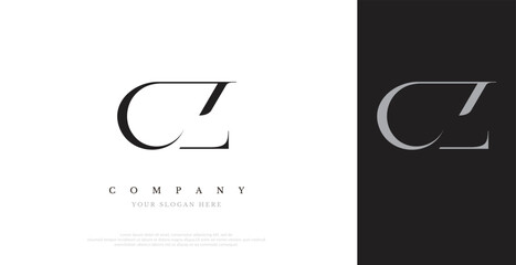 Initial CZ Logo Design Vector 