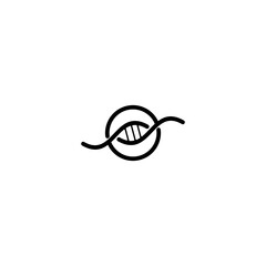 Structures Dna Line Icon