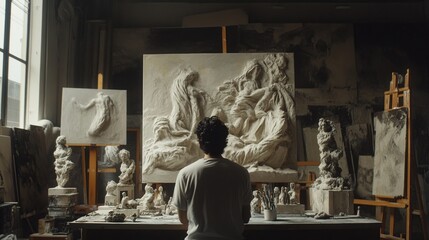 Sculptor in the Studio